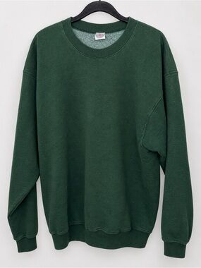 Vintage Munsingwear Green Crewneck Sweatshirt XXL Made in USA 90s Oversized